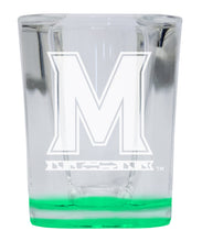 Load image into Gallery viewer, Maryland Terrapins 2 Ounce Engraved Shot Glass Square Officially Licensed Collegiate Product
