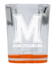 Load image into Gallery viewer, Maryland Terrapins 2 Ounce Engraved Shot Glass Square Officially Licensed Collegiate Product
