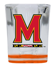 Load image into Gallery viewer, Maryland Terrapins 2 Ounce Shot Glass Square Officially Licensed Collegiate Product
