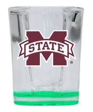 Load image into Gallery viewer, Mississippi State Bulldogs 2 Ounce Shot Glass Square Officially Licensed Collegiate Product
