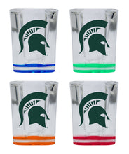 Load image into Gallery viewer, Michigan State Spartans 2 Ounce Shot Glass Square Officially Licensed Collegiate Product
