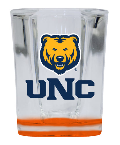 Northern Colorado Bears 2 Ounce Shot Glass Square Orange Base Officially Licensed Collegiate Product 2-Pack