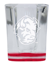 Load image into Gallery viewer, North Dakota State Bison 2 Ounce Engraved Shot Glass Square Officially Licensed Collegiate Product
