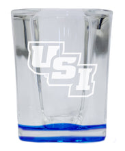 Load image into Gallery viewer, University of Southern Indiana 2 Ounce Engraved Shot Glass Square Officially Licensed Collegiate Product
