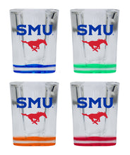 Load image into Gallery viewer, Southern Methodist University  2 Ounce Shot Glass Square  Officially Licensed Collegiate Product
