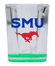 Load image into Gallery viewer, Southern Methodist University  2 Ounce Shot Glass Square  Officially Licensed Collegiate Product
