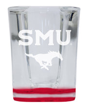 Load image into Gallery viewer, Southern Methodist University 2 Ounce Engraved Shot Glass Square Officially Licensed Collegiate Product
