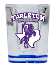 Load image into Gallery viewer, Tarleton State University  2 Ounce Shot Glass Square  Officially Licensed Collegiate Product
