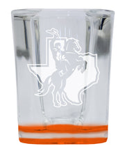 Load image into Gallery viewer, Tarleton State University 2 Ounce Engraved Shot Glass Square Officially Licensed Collegiate Product
