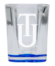 Load image into Gallery viewer, Tuskegee University 2 Ounce Engraved Shot Glass Square Officially Licensed Collegiate Product
