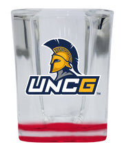 Load image into Gallery viewer, North Carolina Greensboro Spartans  2 Ounce Shot Glass Square  Officially Licensed Collegiate Product
