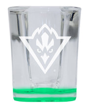 Load image into Gallery viewer, North Carolina Wilmington Seahawks 2 Ounce Engraved Shot Glass Square Officially Licensed Collegiate Product
