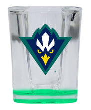 Load image into Gallery viewer, North Carolina Wilmington Seahawks  2 Ounce Shot Glass Square  Officially Licensed Collegiate Product
