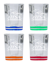 Load image into Gallery viewer, UTSA Road Runners 2 Ounce Engraved Shot Glass Square Officially Licensed Collegiate Product
