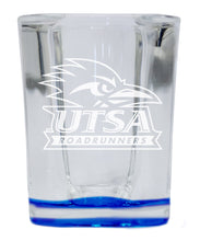 Load image into Gallery viewer, UTSA Road Runners 2 Ounce Engraved Shot Glass Square Officially Licensed Collegiate Product
