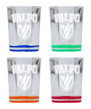 Load image into Gallery viewer, Valparaiso University 2 Ounce Engraved Shot Glass Square Officially Licensed Collegiate Product
