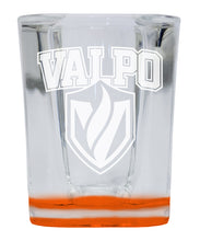 Load image into Gallery viewer, Valparaiso University 2 Ounce Engraved Shot Glass Square Officially Licensed Collegiate Product
