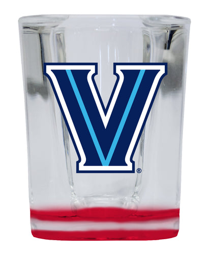 Villanova Wildcats  2 Ounce Shot Glass Square Red Base Officially Licensed Collegiate Product 4-Pack