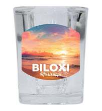 Load image into Gallery viewer, Biloxi Mississippi Design B Souvenir 2 Ounce Shot Glass Square
