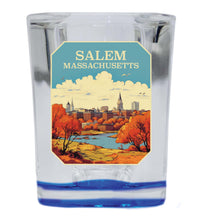 Load image into Gallery viewer, Salem Massachusettes Design A Souvenir 2 Ounce Shot Glass Square
