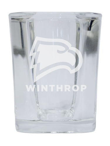 Winthrop University 2 Ounce Shot Glass Square Officially Licensed Collegiate Product 