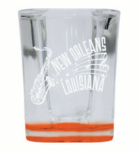 Load image into Gallery viewer, New Orleans Louisiana Souvenir 2 Ounce Engraved Shot Glass Square
