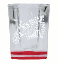 Load image into Gallery viewer, New Orleans Louisiana Souvenir 2 Ounce Engraved Shot Glass Square
