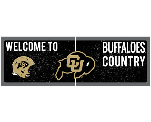 Colorado Buffaloes Wood sign with frame Officially Licensed Collegiate Product 