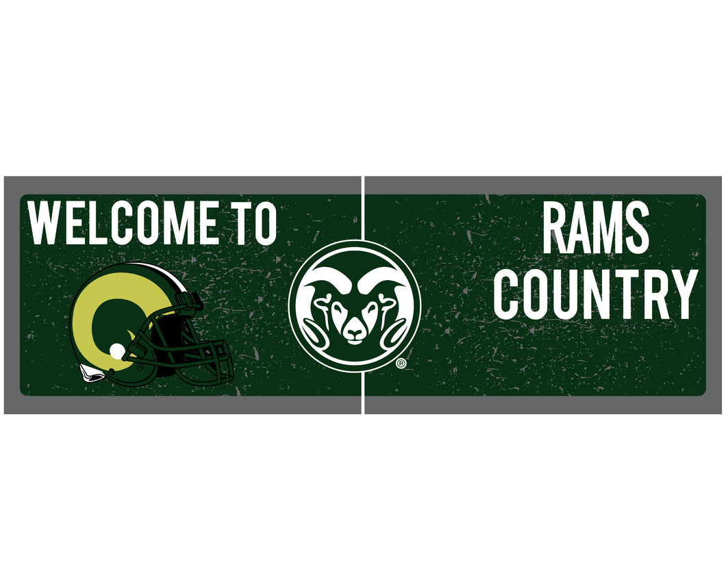 Colorado State Rams Wood sign with frame Officially Licensed Collegiate Product 