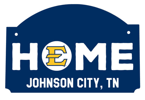 East Tennessee State University Wood sign flat with string Officially Licensed Collegiate Product 