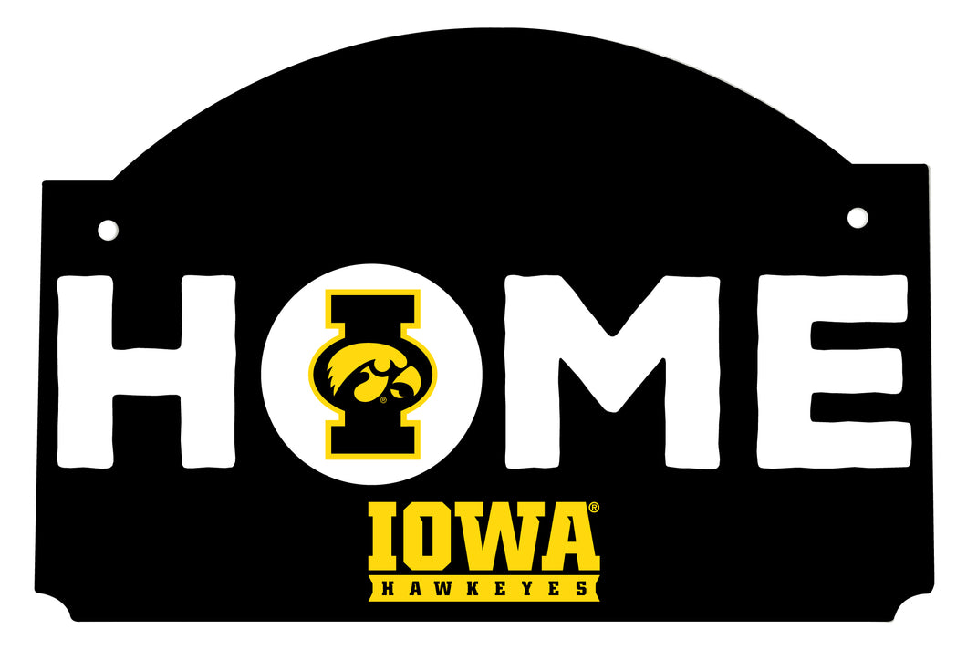 Iowa Hawkeyes Wood sign flat with string Officially Licensed Collegiate Product 