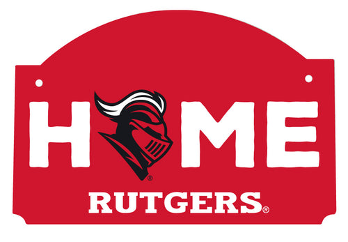 Rutgers Scarlet Knights Wood sign flat with string Officially Licensed Collegiate Product 