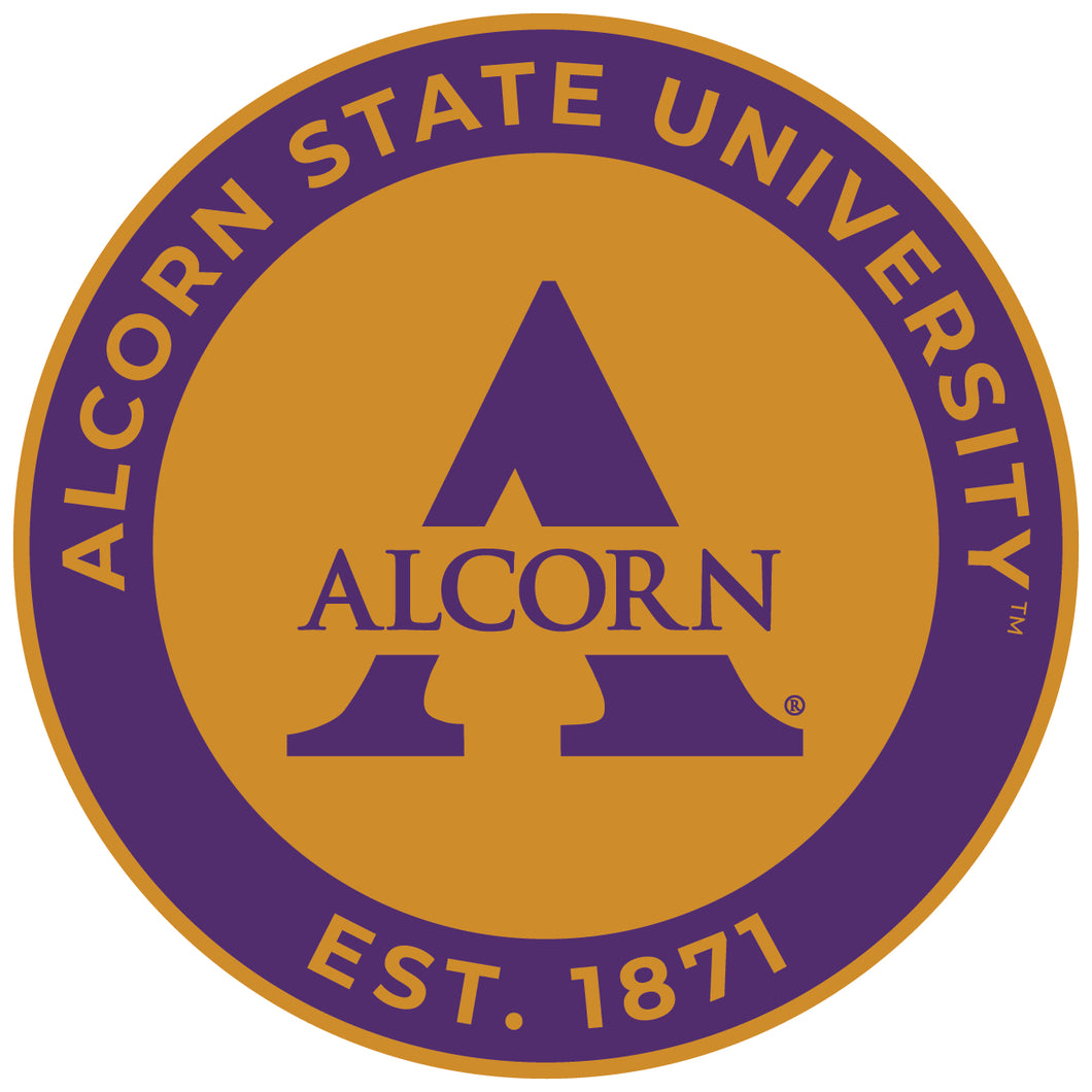 Alcorn State Braves Round Magnet Officially Licensed Collegiate Product 2-Inch