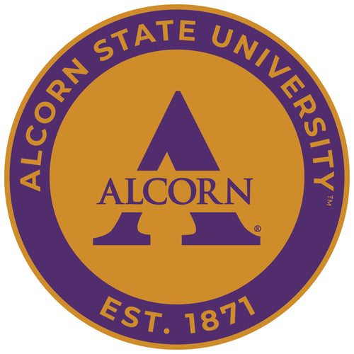 Alcorn State Braves Round Vinyl Decal Sticker Officially Licensed Collegiate Product 6-Inch