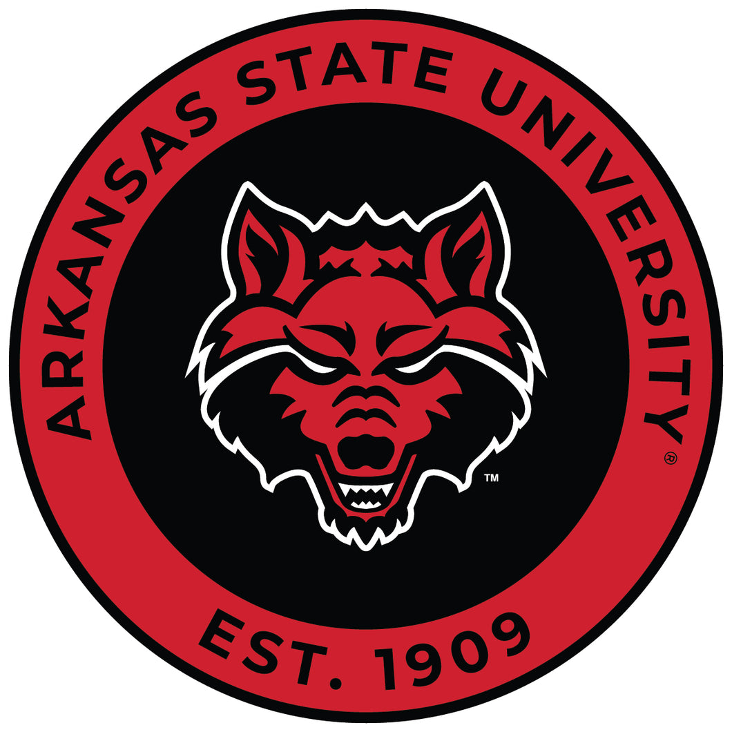 Arkansas State Round Magnet Officially Licensed Collegiate Product 4-Inch