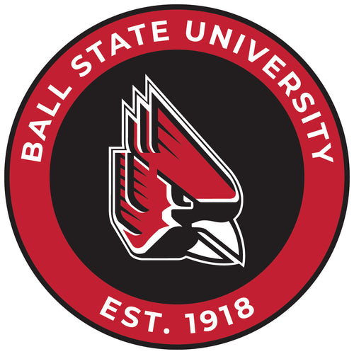 Ball State University Round Magnet Officially Licensed Collegiate Product 2-Inch