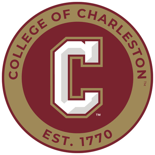 College of Charleston Round Magnet Officially Licensed Collegiate Product 8-Inch