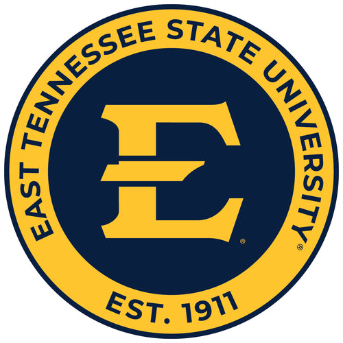 East Tennessee State University Round Magnet Officially Licensed Collegiate Product 4-Inch