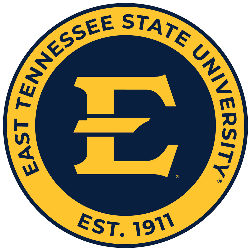 East Tennessee State University Round Magnet Officially Licensed Collegiate Product 4-Inch