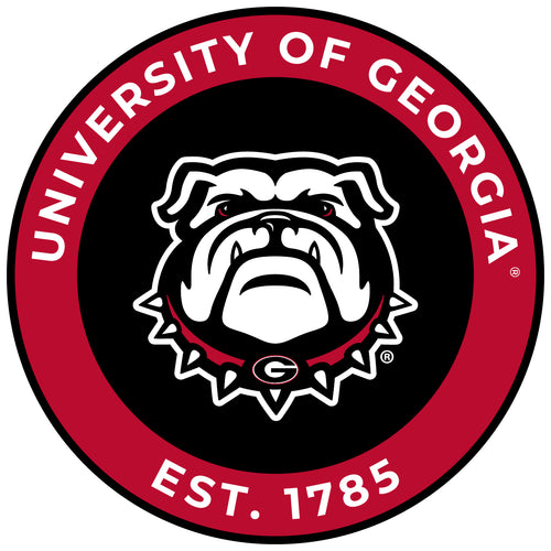 Georgia Bulldogs Round Magnet Officially Licensed Collegiate Product 4-Inch