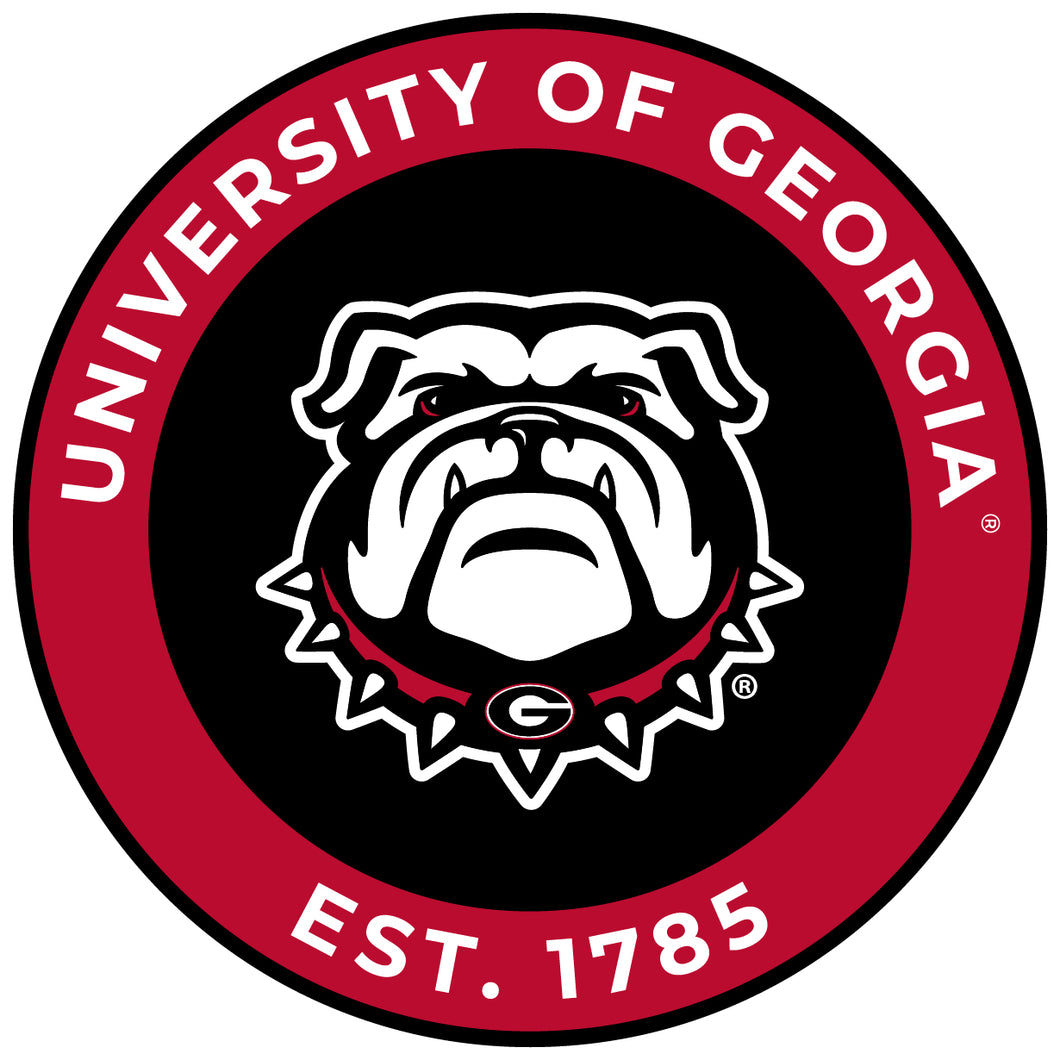 Georgia Bulldogs Round Magnet Officially Licensed Collegiate Product 4-Inch