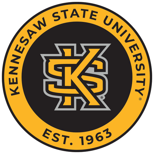 Kennesaw State University Round Magnet Officially Licensed Collegiate Product 8-Inch