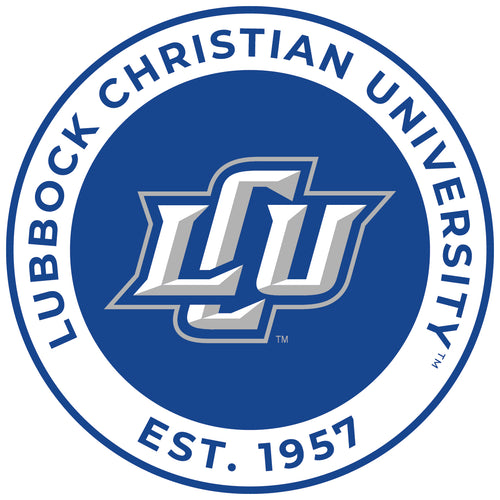 Lubbock Christian University Chaparral Round Magnet Officially Licensed Collegiate Product 6-Inch