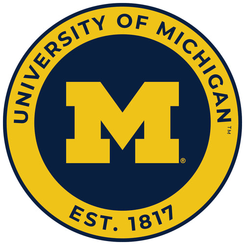 Michigan Wolverines Round Magnet Officially Licensed Collegiate Product 4-Inch