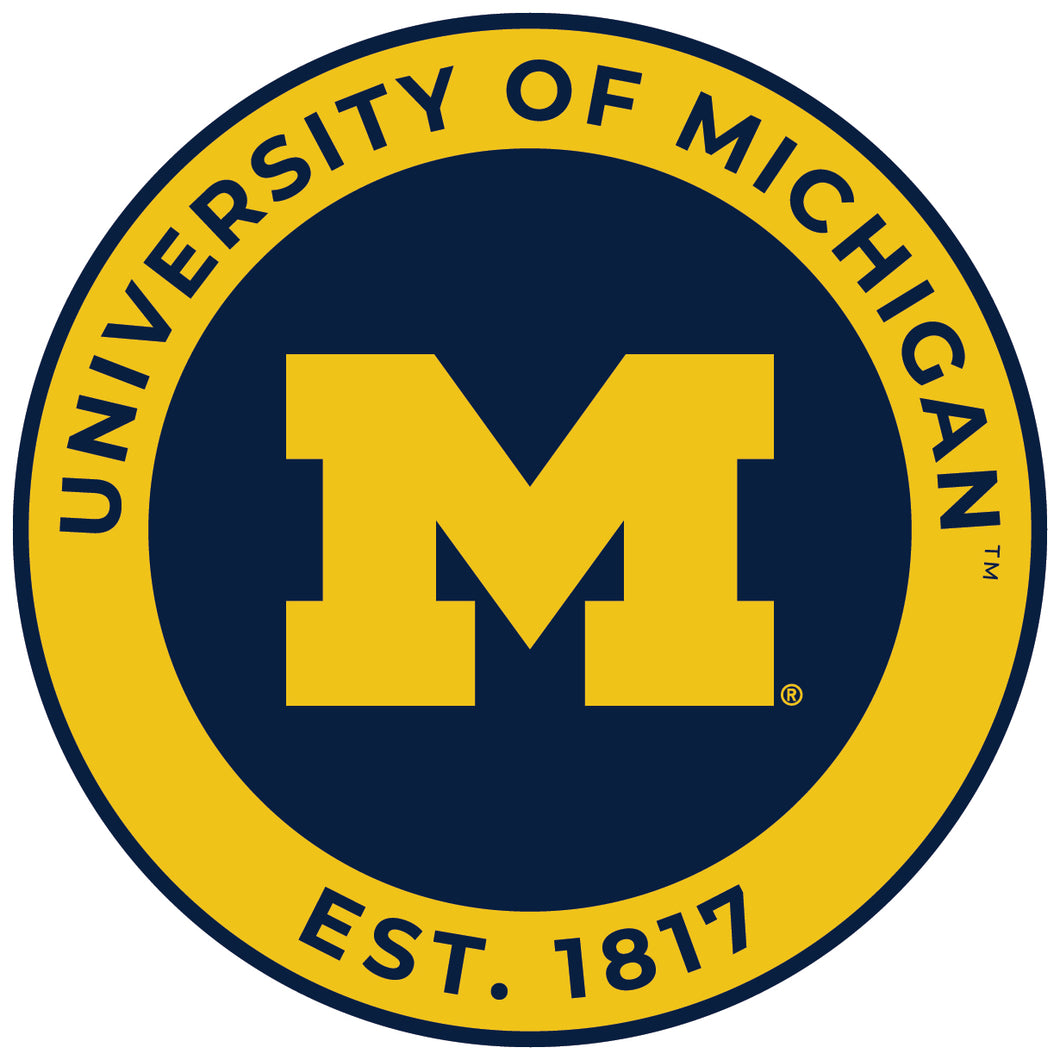 Michigan Wolverines Round Magnet Officially Licensed Collegiate Product 4-Inch