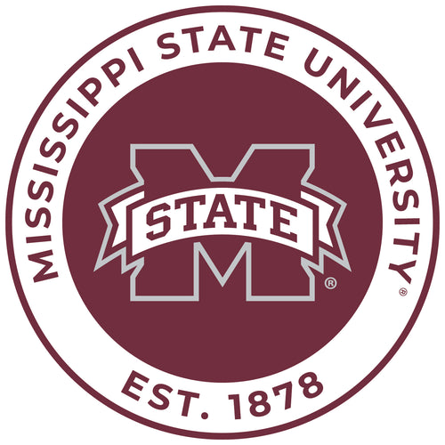 Mississippi State Bulldogs Round Magnet Officially Licensed Collegiate Product 2-Inch