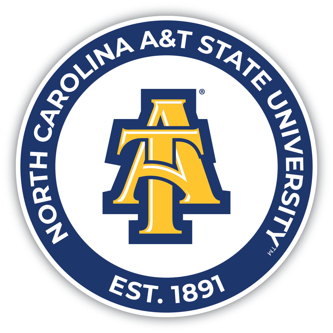 North Carolina A&T State Aggies Round Magnet Officially Licensed Collegiate Product 8-Inch