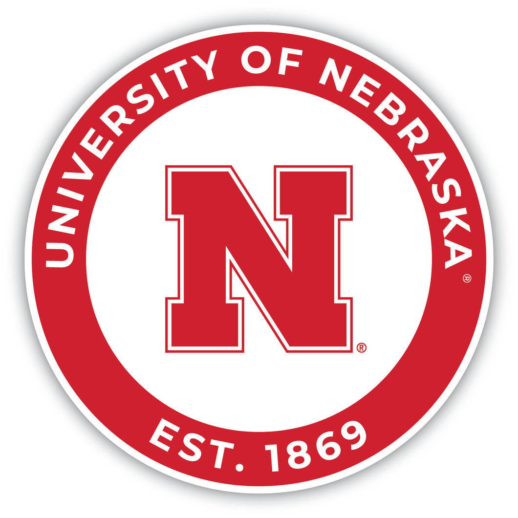 Nebraska Cornhuskers Round Magnet Officially Licensed Collegiate Product 2-Inch