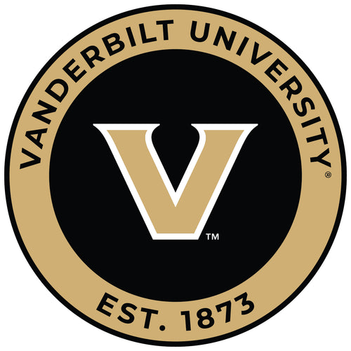 Vanderbilt University Round Magnet Officially Licensed Collegiate Product 8-Inch