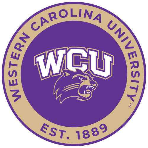 Western Carolina University Round Magnet Officially Licensed Collegiate Product 2-Inch